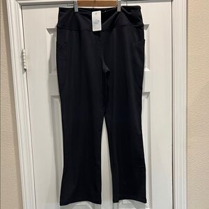 Elegant Black Women's flared Leggings